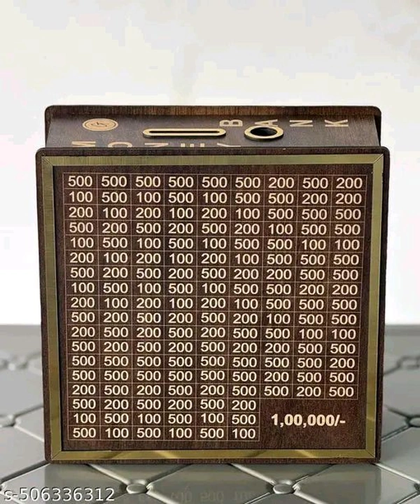 Wooden Money Saving Box | One Lakh Saving Box | Small Amount Becomes Big Savings