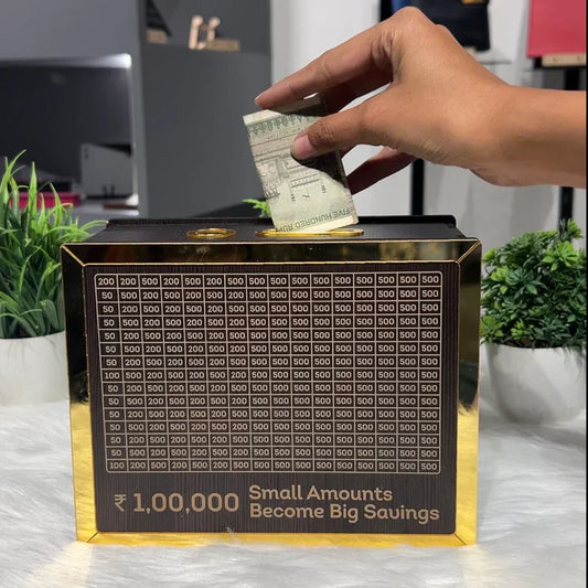 Wooden Money Saving Box | One Lakh Saving Box | Small Amount Becomes Big Savings