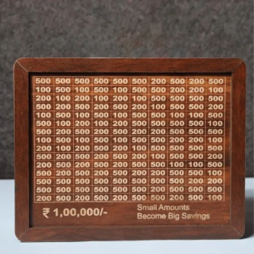 Wooden Money Saving Box | One Lakh Saving Box | Small Amount Becomes Big Savings